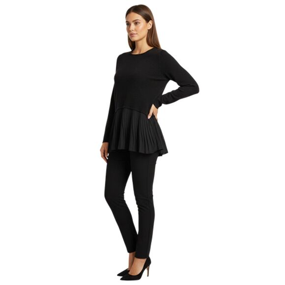 LC Lauren Conrad Sweaters - Lauren Conrad Black Ruffle Sweater Size XS